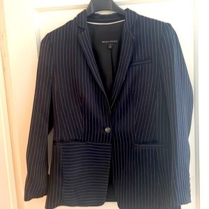 BANANA REPUBLIC Navy pinstriped Blazer